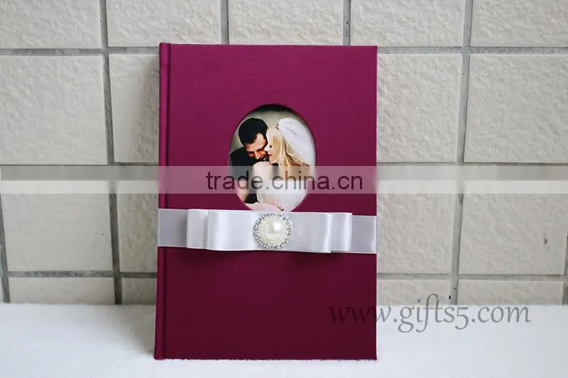 Handmade Luxury wedding guest book table decorations