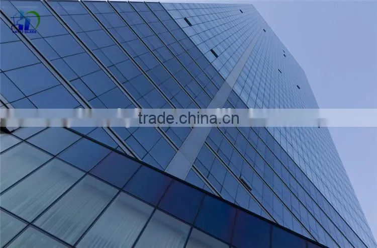 commercial building double glazing low E glass panel exterior building elevation low E glass walls