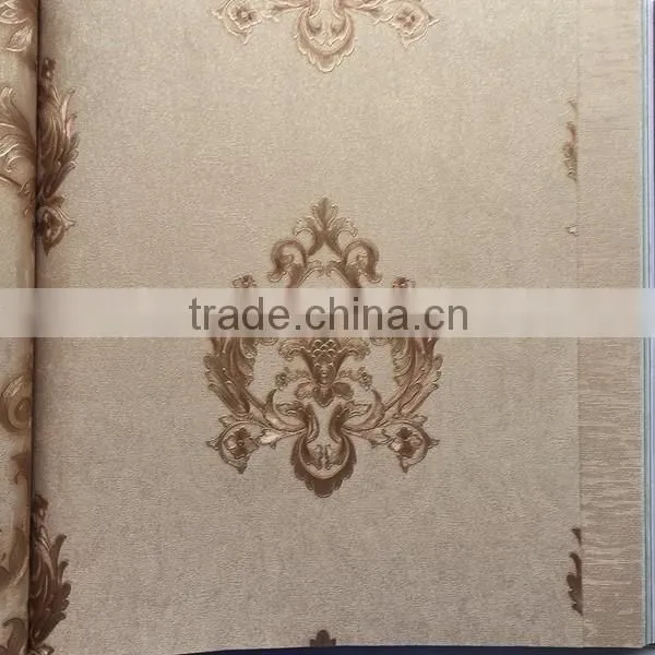 Top quality nice design vinyl wallpaper factory price