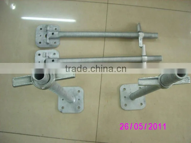Q345 Scaffolding base Jack 38mmD*760mmL
