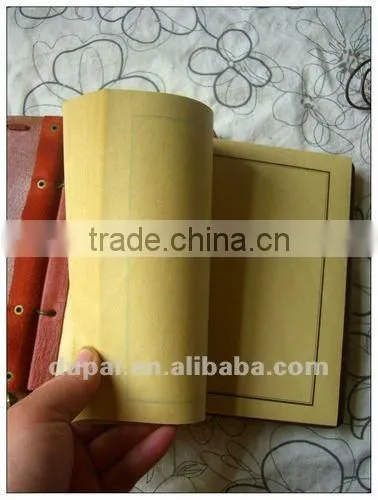 Retro Hard leather pocket agenda