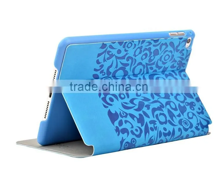 Smart Cover Folding Leather Tablet Stand Back Cover Case for iPad Mini 4 7.9 Inches