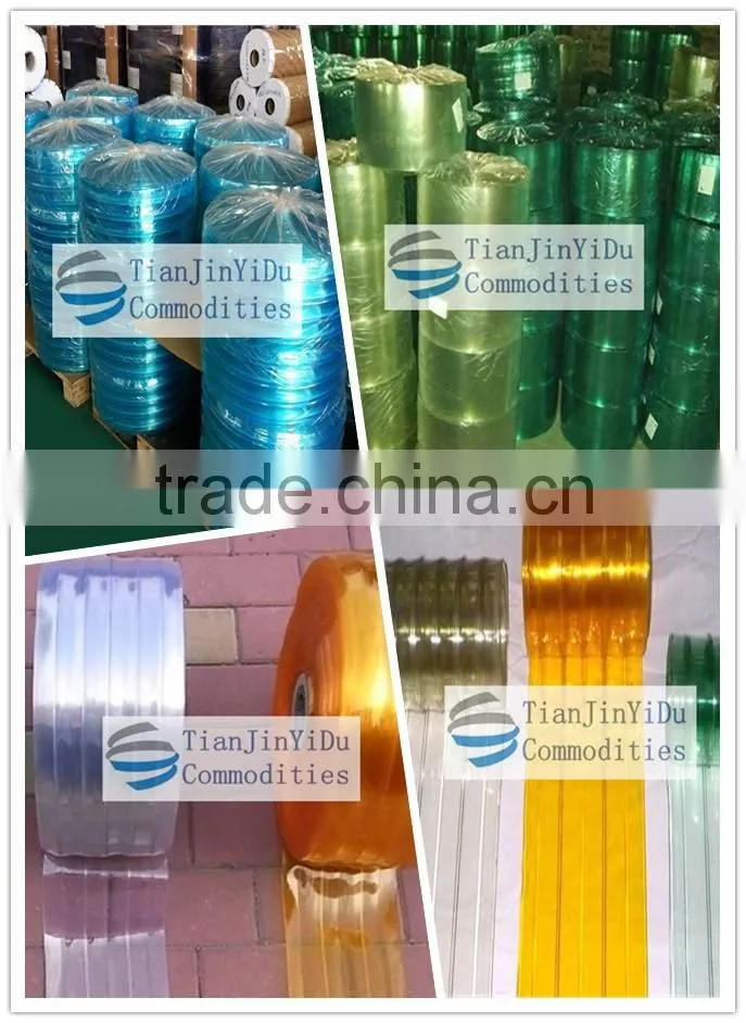 plastic pvc sheet/Transparent PVC Door Curtain