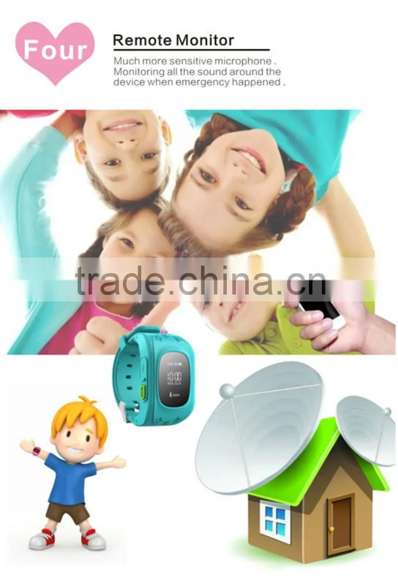 Q50 Smart Watch Phone Children Kid Smart GPS Tracker Anti-Lost Wristwatch Q50 dial call Smartwatch for IPHONE iOS Android phone