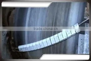 Widely used in steel and mining industry ceramic belt scraper cleaner