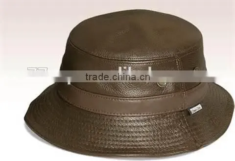 fashion leather bucket hat wholesale