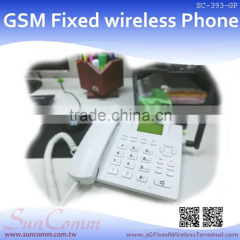 SC-396-GP Factory Price Hand-free GSM fwp with Redial, Call transfer and SMS function