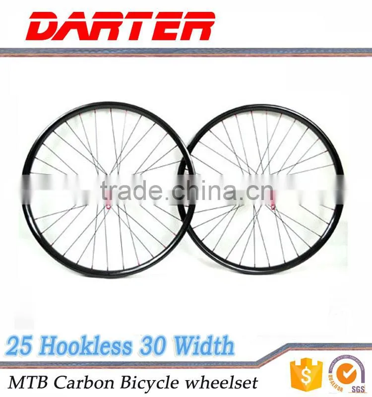 High strength tire components 30mm width 25mm depth road bike carbon wheels