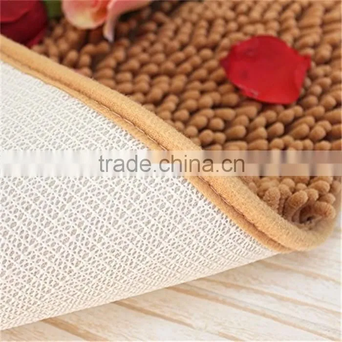 machine made chenille fabric microfiber chenille carpet