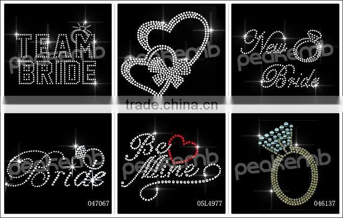 Beautiful Numbers Rhinestone Trimmings For Dresses