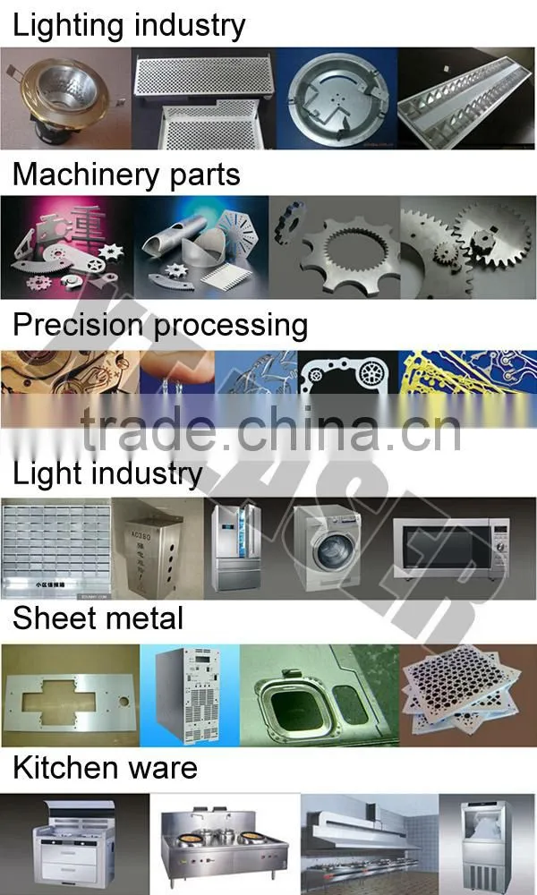 1000W / 2000W Fiber CNC Laser Cutting Machine Mild Steel 10mm laser cutting machine