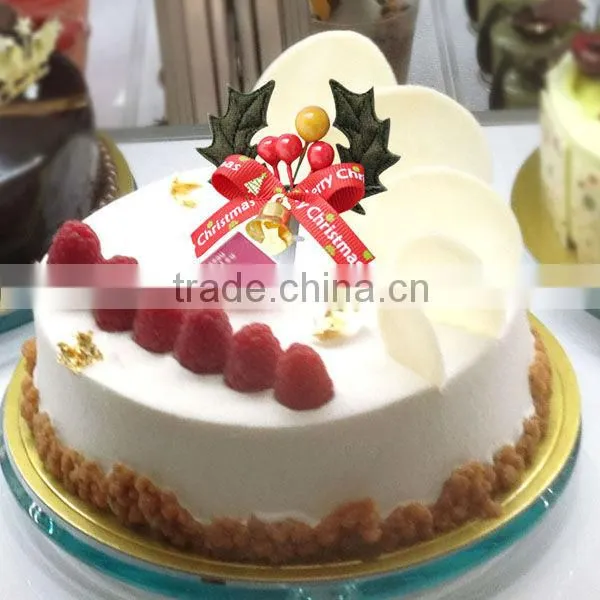 Simple Christmas cake decorations cake plug-in