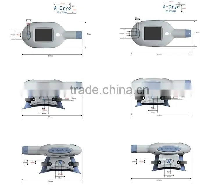 body fat analysis vacuum treatment head slimming machine