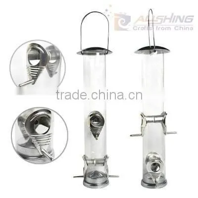 Wholesale Metal Hanging Finch Birdfeeder Wild Bird Seed Feeder Squirrel Proof Cage