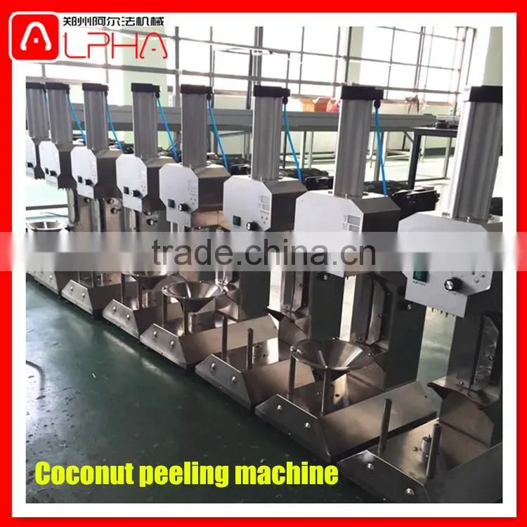 Whosale coconut production line coconut skin peeler coconut machine