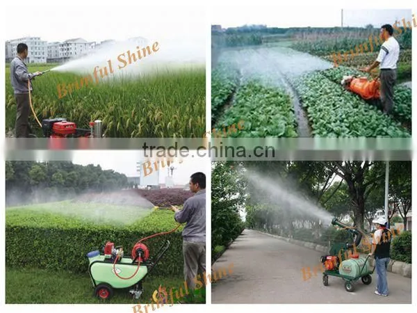 200L CE certificate trolley sprayer agricultural motor pump sprayer