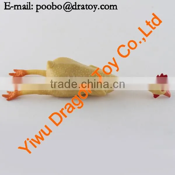 Promotional toys Squeeze Shrilling Screaming Chicken