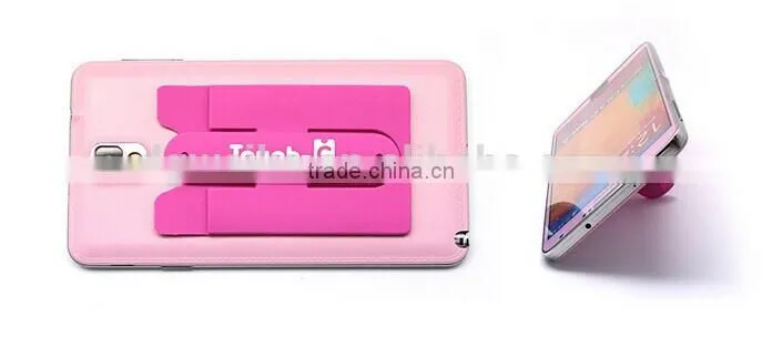 Mobile Phone Card Pocket silicone card holder