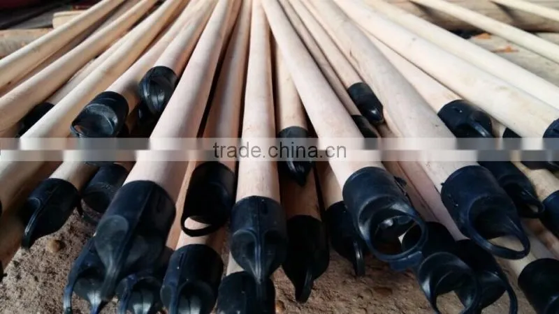 Dry natural broom handle wood factory in Vietnam
