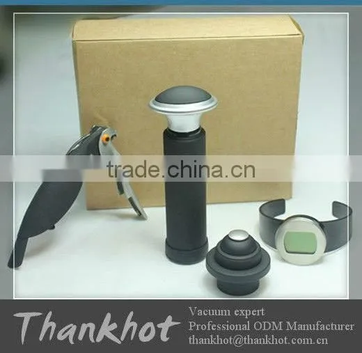 Wine bottle accessory gift set for promotion with customer logo