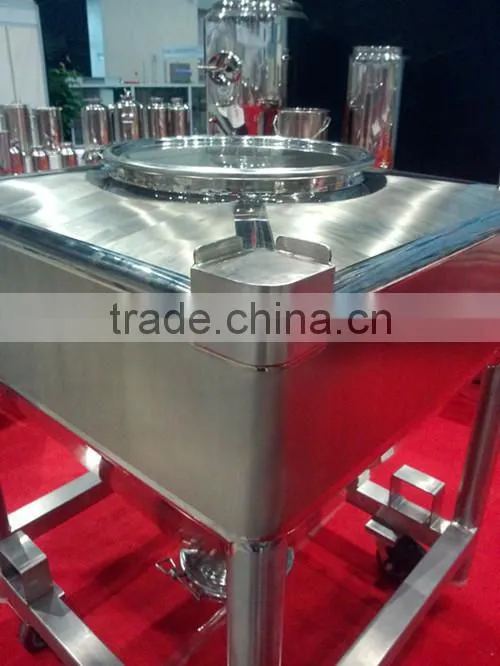 600L stainless steel mixing hopper for pharmacy or food