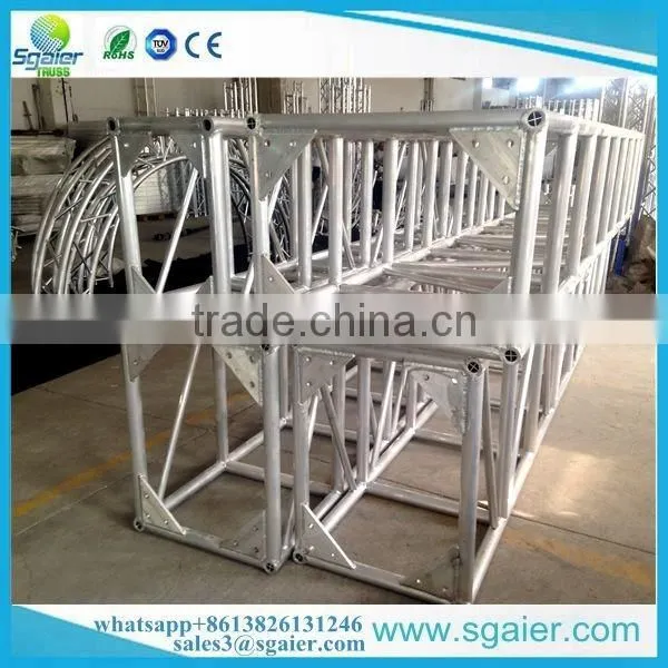 2017 cheap price 400 x 600mm bolt truss , square truss for car show booth