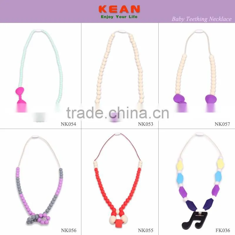 Baby Teething Necklace For Mom Wear 100% PBA FREE WIth FDA