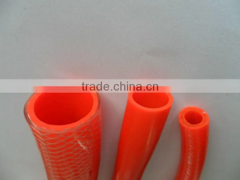 Red pvc elastic tube