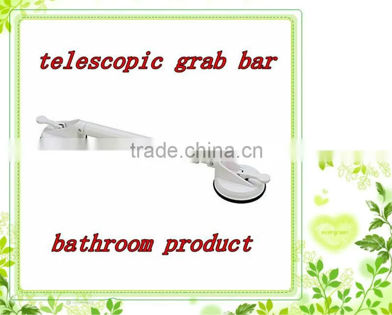 telescopic suction cup grab bar