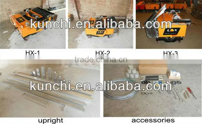 Automatic longlife wall rendering machine with best quality