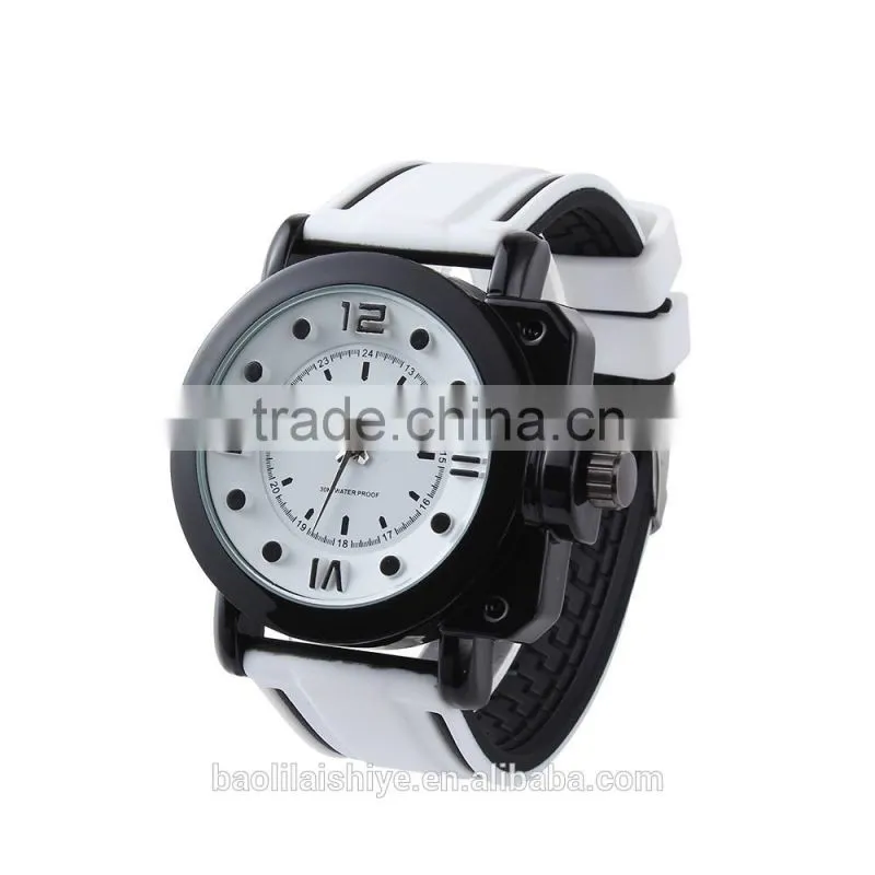 Nice colorful new style sports silicone watch belt