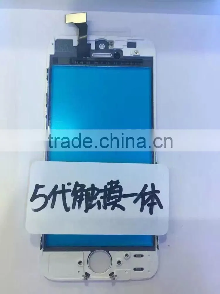 Replacement OEM touch screen glass with frame For iPhone 5 5s