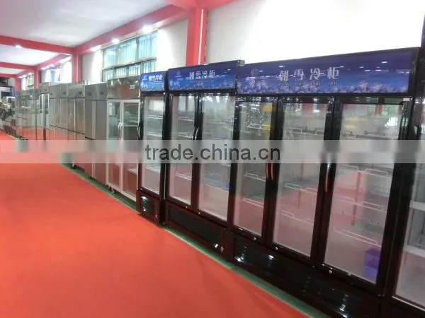 High quality floor standing glass display cabinet showcase