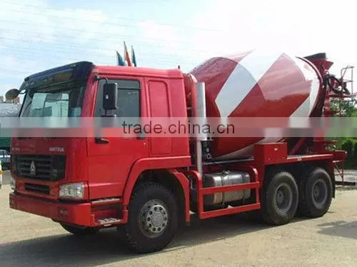 China Famous Brand HOWO 8 Cubic Meters Concrete Mixer Truck