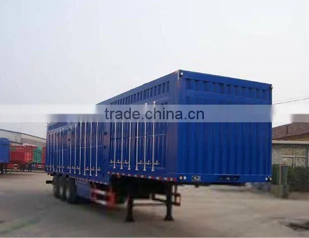 3 Axles CargoTransport Truck And Trailer Dimensions