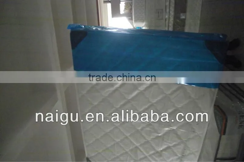 Perforated plastic bags for mattress packaging