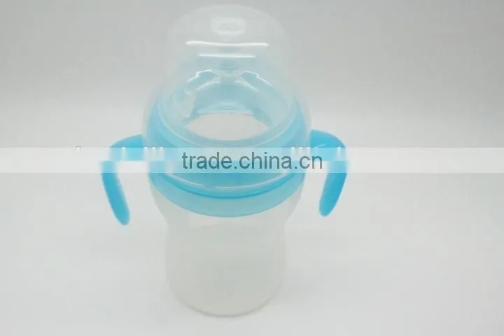 FDA 2014 New Safety bpa free silicone baby feeding bottles