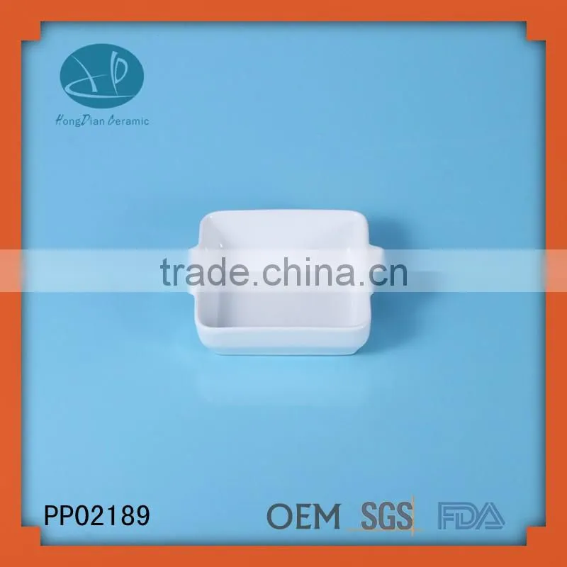 Bulk restaurant ceramic plates dishes,ceramic plate with handles