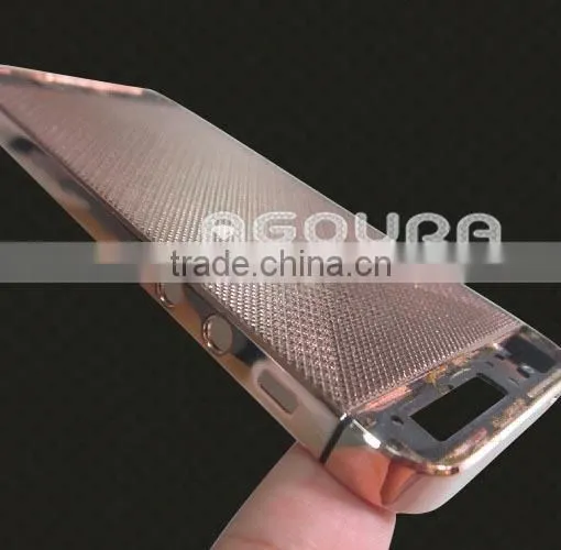new luxury small lattice rose gold back cover for iphone 5s, rose gold housing