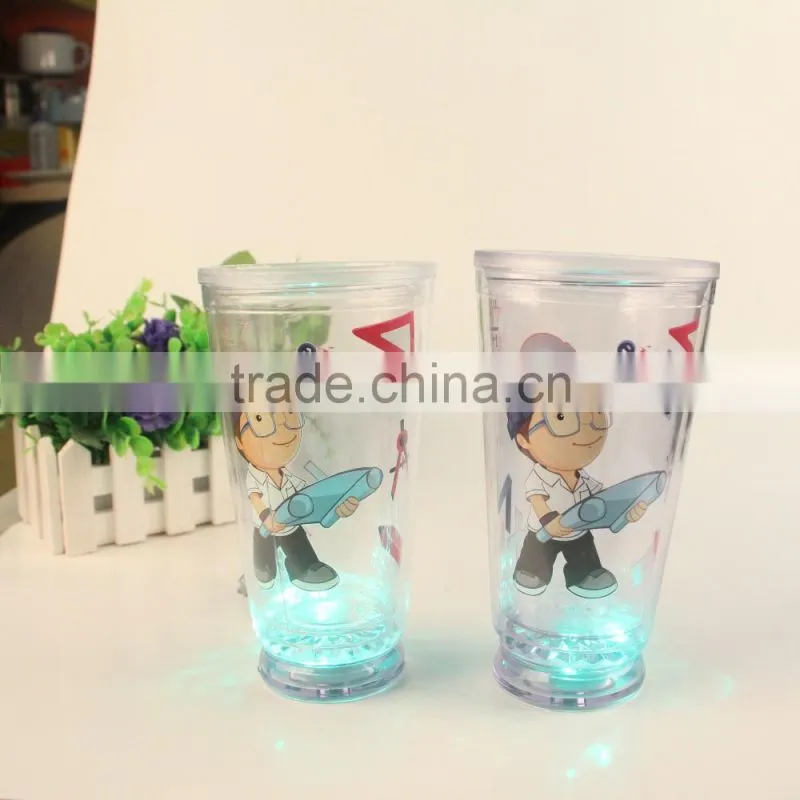 Personalized PS/AS 450ml reflective cup with customized logo