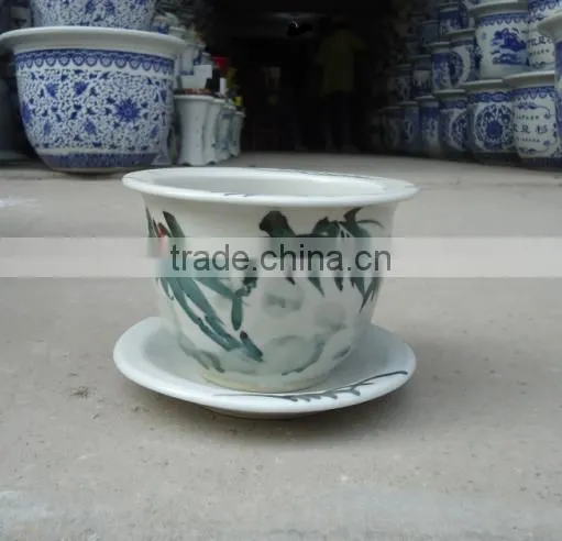 Factory wholesale handpainted ceramic bonsai pots