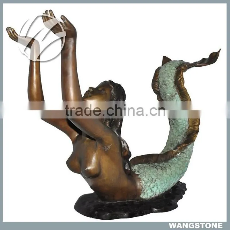 Garden Decorative Lifelike Granite Fish Statue