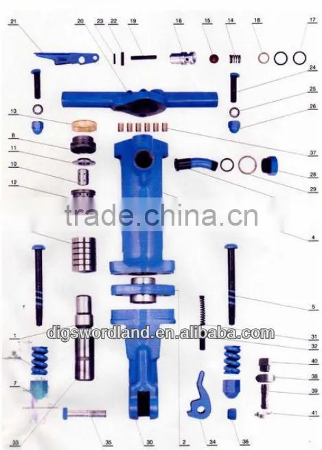 pneumatic tool spare parts
