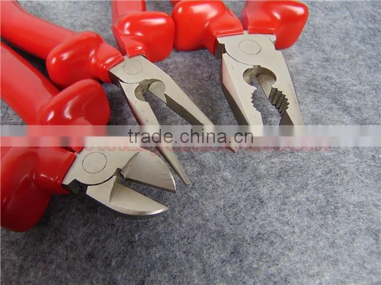 VDE plier set combnitional plier Diagonal Cutting Plier Insulation tools Heavy Duty