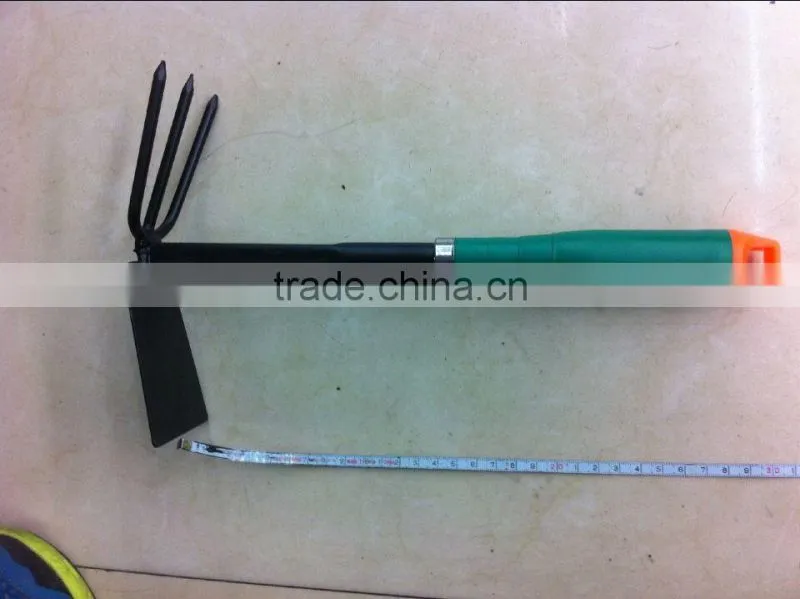 3 prong garden hoe Small camping hoe