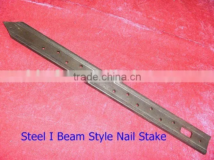 3/4 and 7/8"round steel nail stakes paint on hot sale