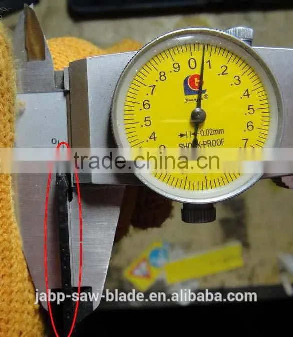 305X25.4X1.6X2T Chinese cheap polishing metal blade brush cutter