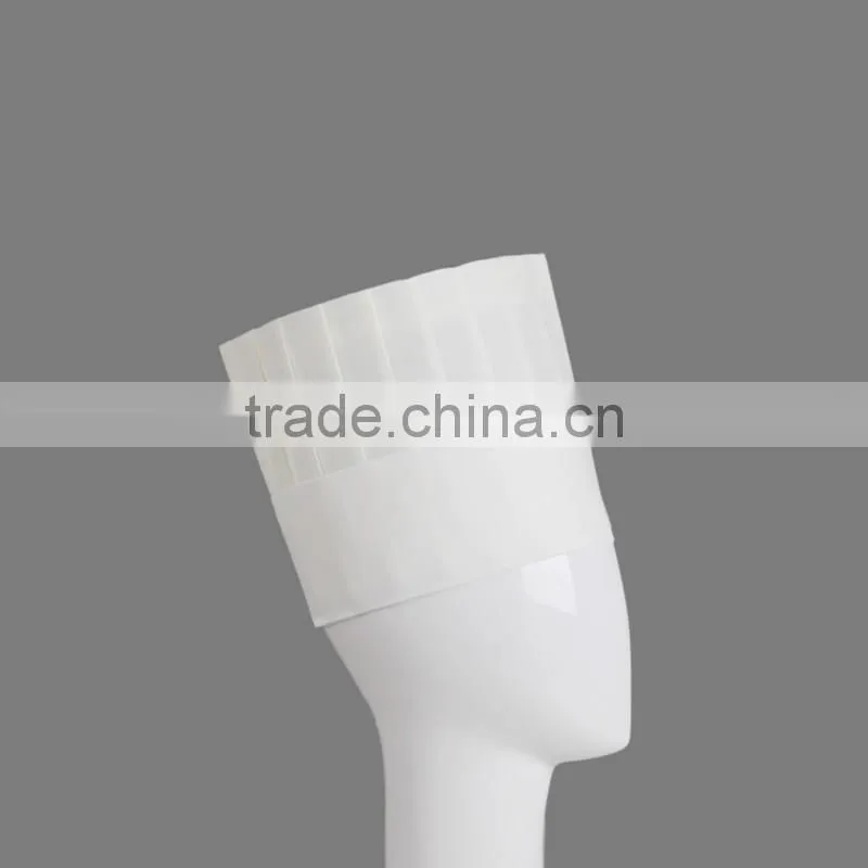 Disposable nonwoven white chef hat with pinting(Z-CH-007)