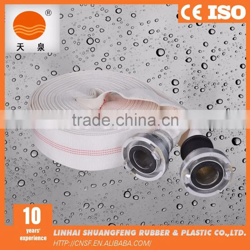 Stable performance fire hose with different couplings