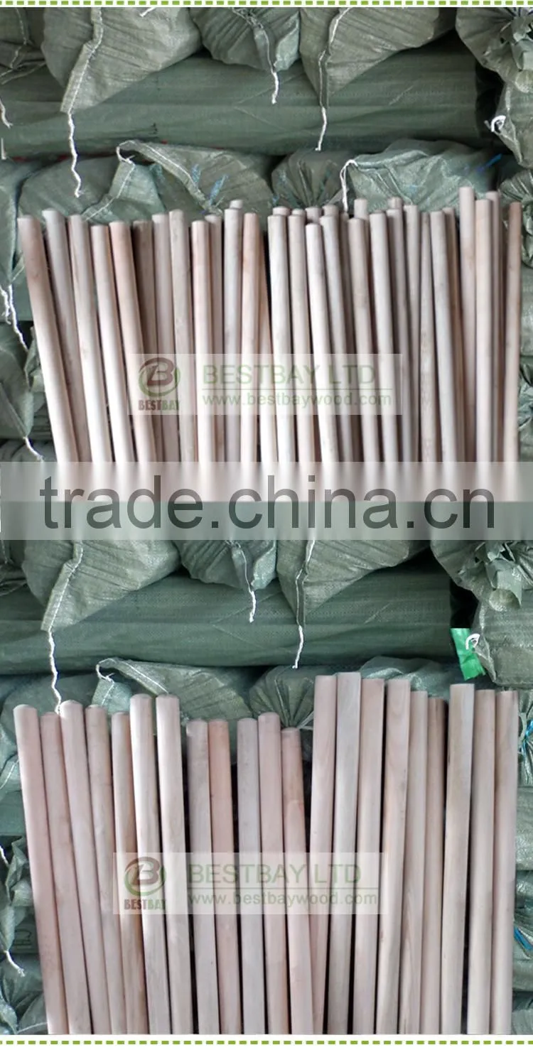 Hot sale natural wooden stick for mops